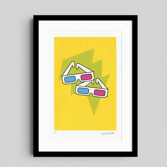 3D Magic: 3D Glasses Serigraph