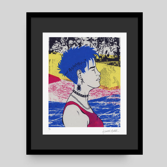 "Scarab" Serigraph - Deluxe Hand‑Embellished Edition