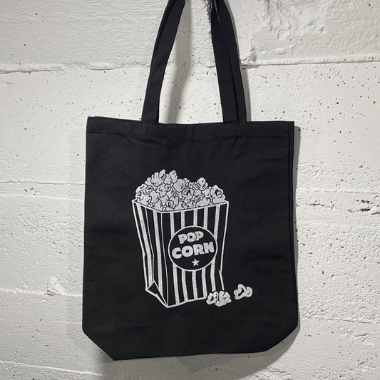 Popcorn Tote Bag – Hand-Printed Cotton Bag
