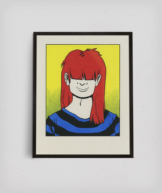 Limited Edition "Casual" Serigraph - Hand-Pulled 8.5x11 Print - Signed and Numbered