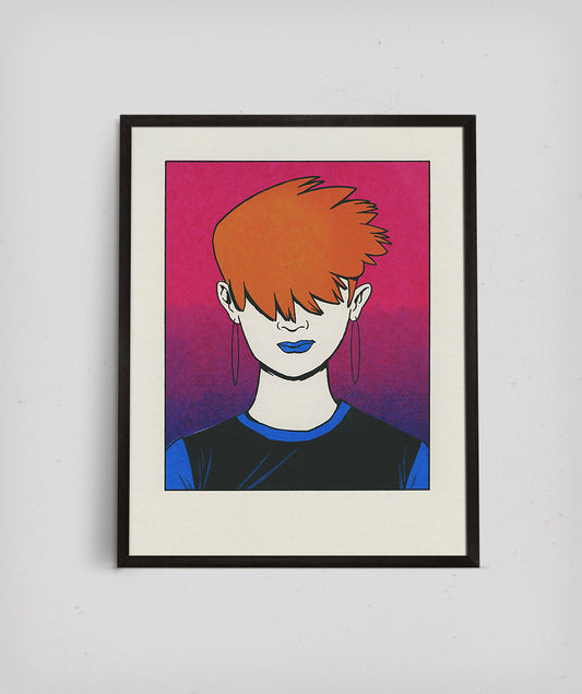 Limited Edition "Rebel" Serigraph - Hand-Pulled 8.5x11 Print - Signed and Numbered