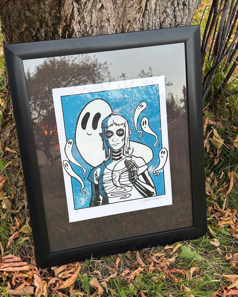 Monster Collection #1 Set | 5 Framed Hand-Embellished Screen Prints