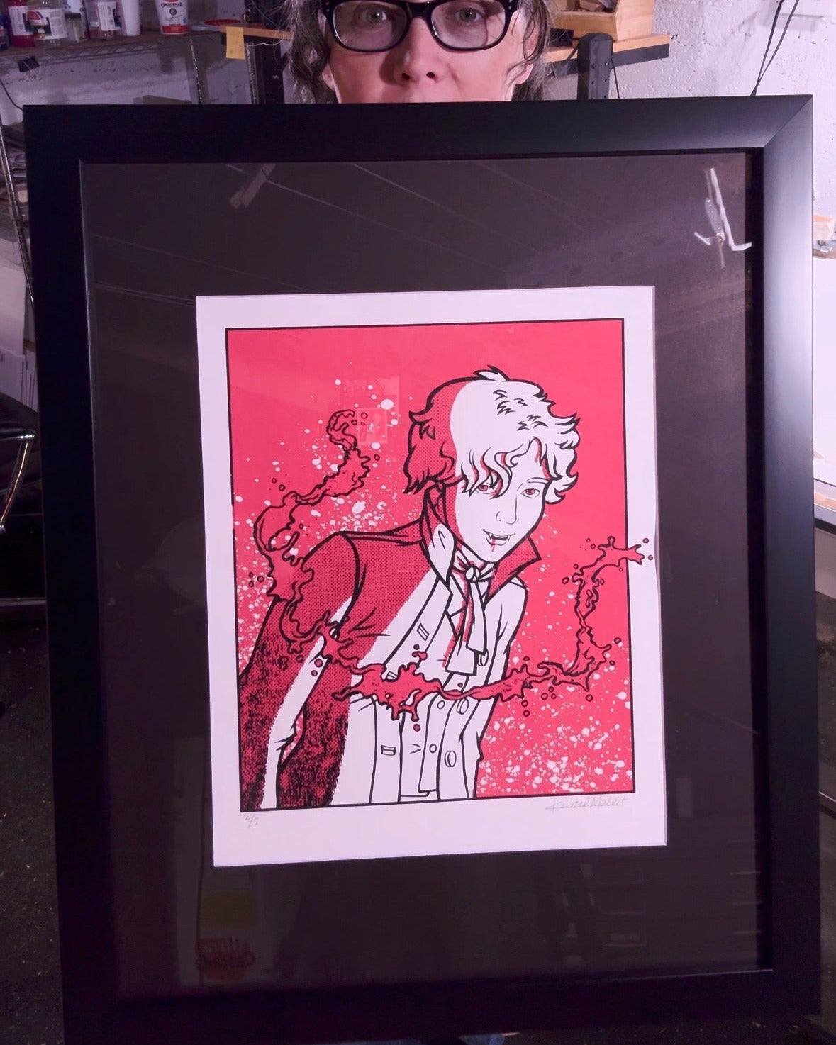 Monster Collection #1 Set | 5 Framed Hand-Embellished Screen Prints