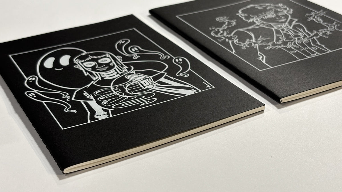 Monster Journal, Hand Screen Printed | 1950s Monster Sketchbook, Numbered
