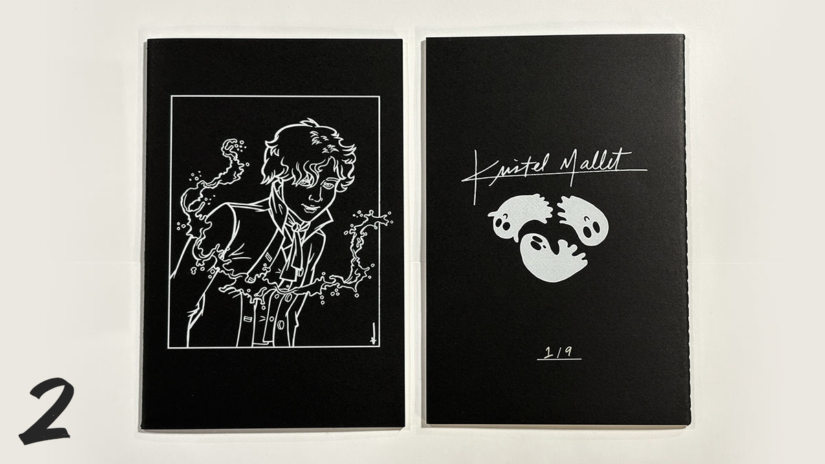 Monster Journal, Hand Screen Printed | 1950s Monster Sketchbook, Numbered
