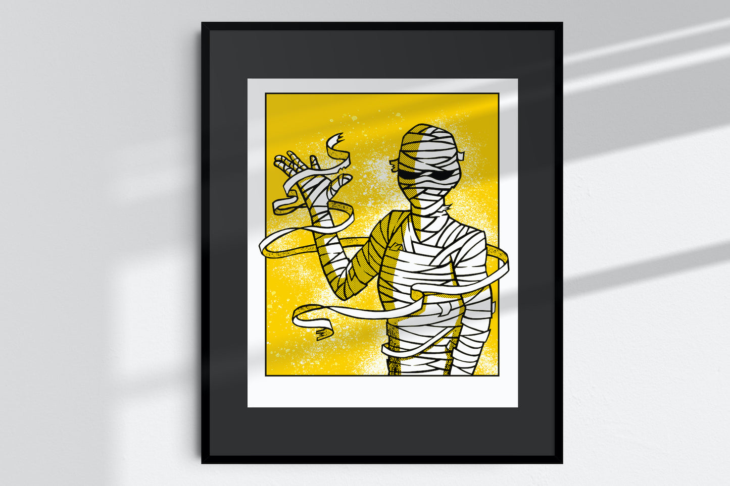 Mummy Original 11x14 Serigraph with Black Mat (16x20, framed)