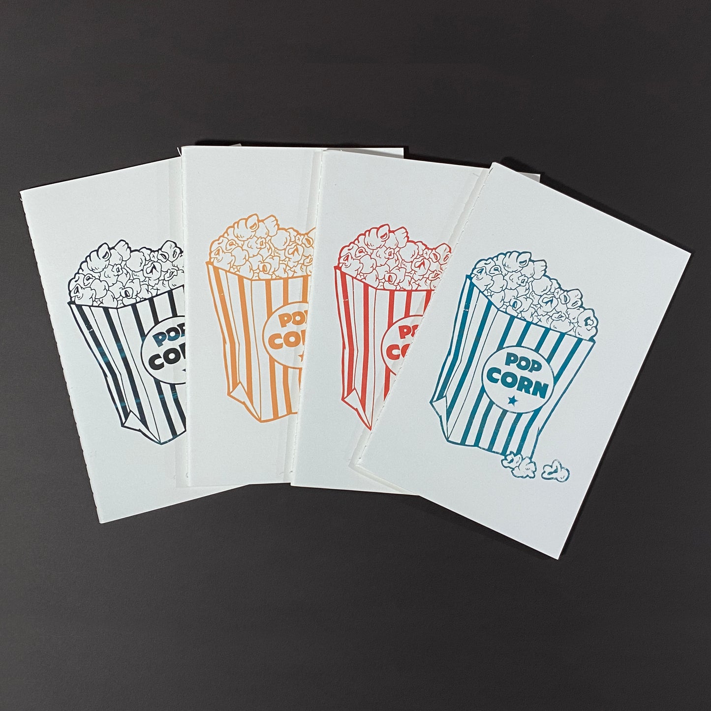 Popcorn Journal – Hand Printed