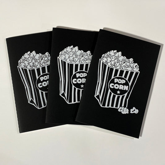 Popcorn Journal – Hand Printed